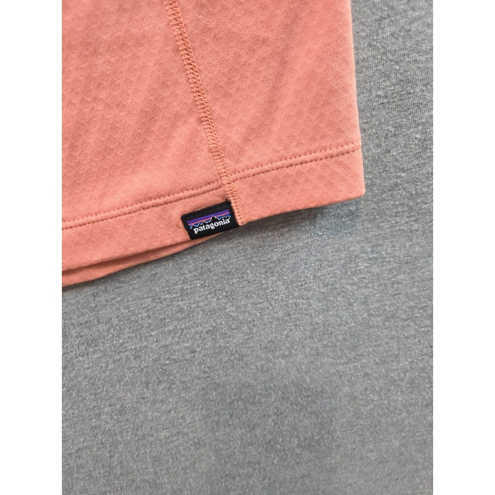 Patagonia Capilene Midweight Top Womens Medium‎ Peach Crew Base Layer Gorpcore - Picture 6 of 9